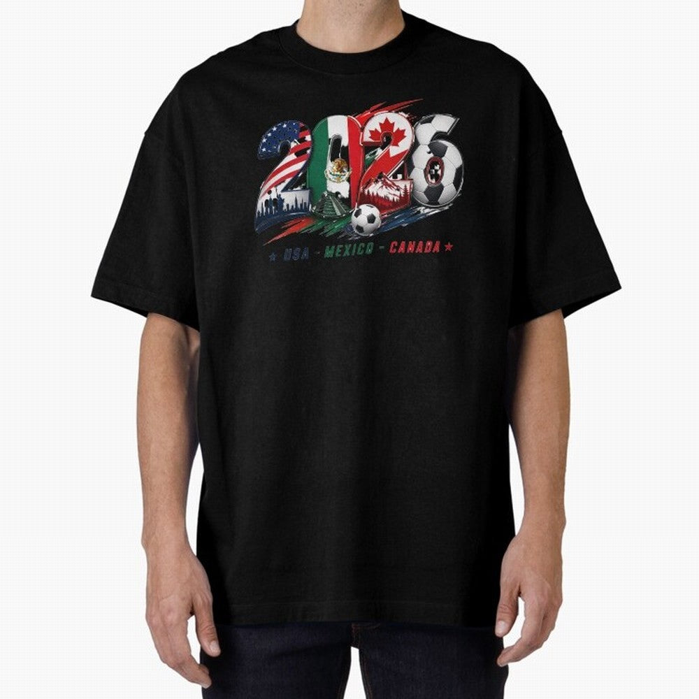 United by Football 2026 North America Soccer Design Classic T-Shirt Experience the Global Stage of FIFA World Cup 2026 for Fans of Messi and Cristiano Ronaldo and France, Bringing Supporter Pride, Iconic Celebrations, Legendary Names and Global