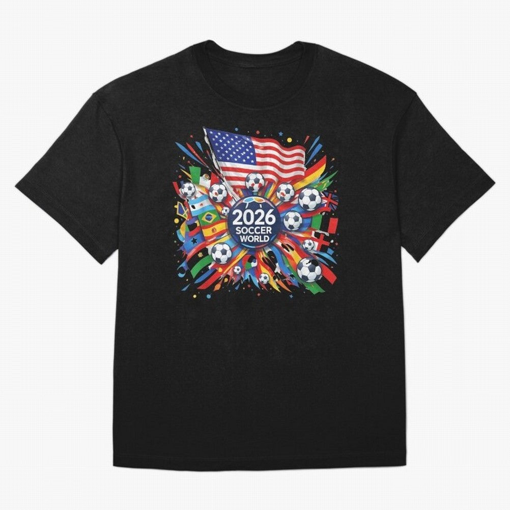 2026 Soccer World Cup United States Mexico Canada Football Championship Tournament Classic T-Shirt Make Every Kick Count in Match Day Hype around FIFA World Cup 2026, Haaland, Portugal, Spain and Germany, Match Day Excitement, Supporter Culture,