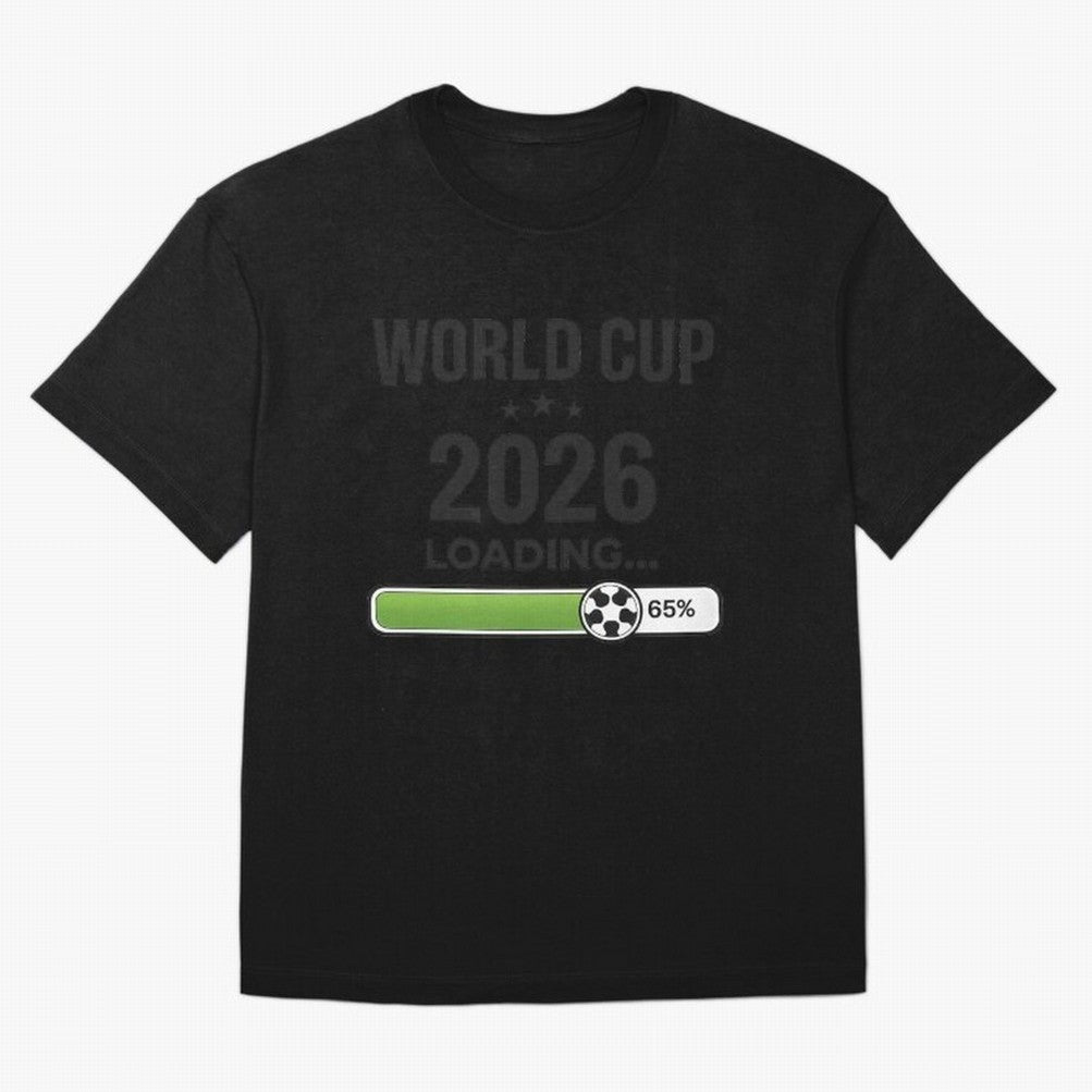 Copy of World Cup 2026 Loading Funny Football Shirt Soccer Fan Gift Classic T-Shirt Celebrate Every Goal in the FIFA World Cup 2026 Group Stage Journey through Cristiano Ronaldo Highlights, Argentina Pride, Championship Spirit, Famous Goals,