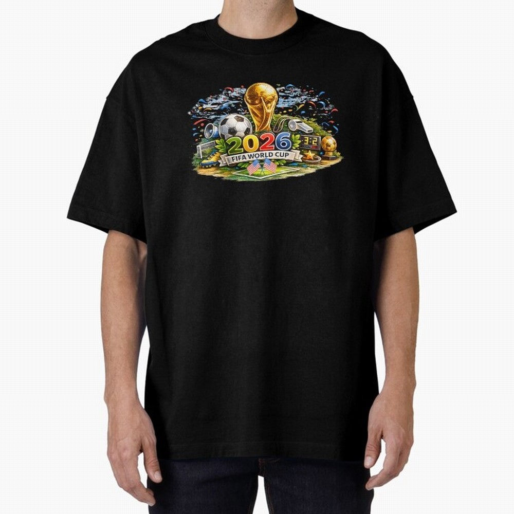 FIFA World Cup 2026, USA Support Gift Classic T-Shirt Bring Stadium Energy to FIFA World Cup 2026 USA Canada Mexico Capturing Mbappe, Spain Energy, Football Festival Excitement, Trophy Ambitions, Country Rivalries and Star Player Buzz; Ideal for