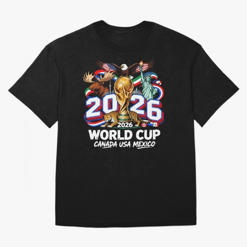 World Cup 2026 Soccer Fan USA Canada Mexico Classic T-Shirt Fuel the Hype around Global Football Passion for FIFA World Cup 2026 USA Canada Mexico, Highlighting Cristiano Ronaldo, Portugal, Football Festival Excitement, Trophy Ambitions, Country