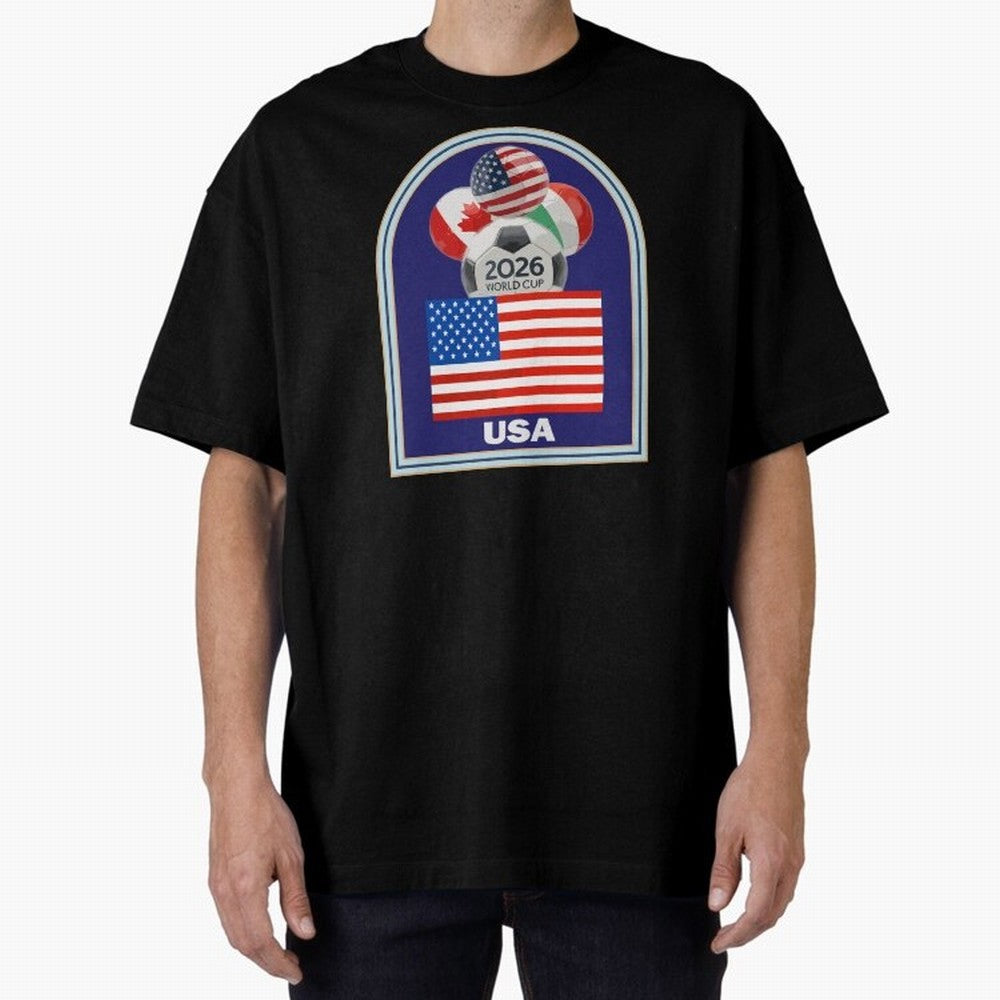 USA 2026 Soccer T-shirt Classic T-Shirt Keep the Match Day Mood of FIFA World Cup 2026 USA Canada Mexico Spirit, Built around Argentina, Messi, CR7 and Mbappe, Goal Celebration Energy, Supporter Heritage, Football Icons and Worldwide Tournament