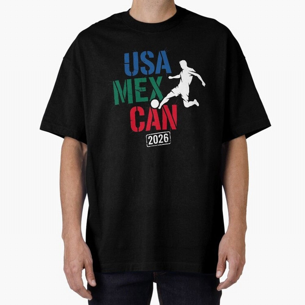 2026 Soccer Player USA Canada Mexico 26 Dark Classic T-Shirt Stand Out with Spirit from FIFA World Cup 2026 USA Canada Mexico Spirit, with Argentina and Brazil, Haaland, Global Supporter Spirit, Legendary Goals, National Colors and Tournament