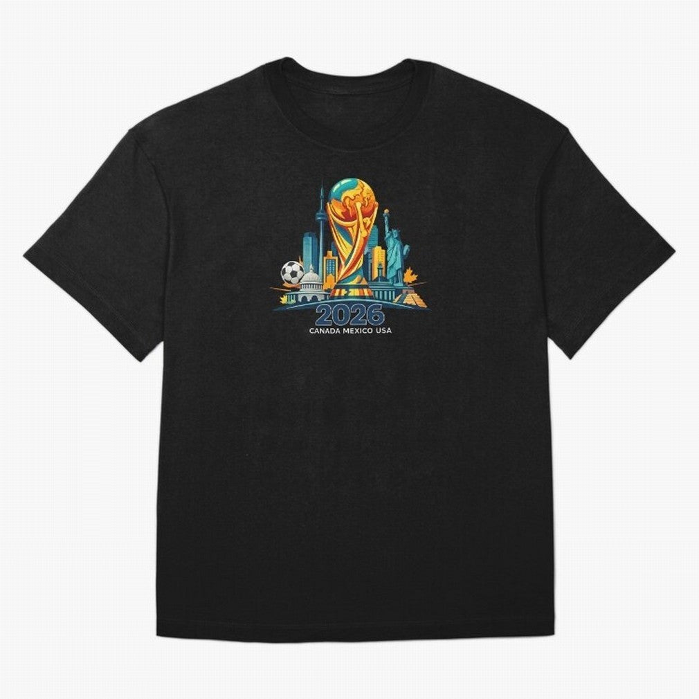 World Football Spirit 2026 - Global Football Championship - USA Canada Mexico Soccer Fan Classic T-Shirt Join the Countdown to the FIFA World Cup 2026 Group Stage Journey through Haaland and Mbappe Highlights, France Pride, Stadium Memories,
