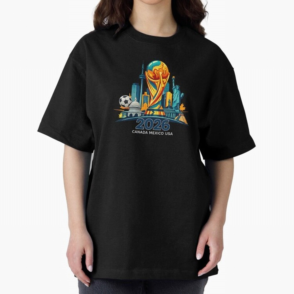 World Football Spirit 2026 - Global Football Championship - USA Canada Mexico Soccer Fan Classic T-Shirt Join the Countdown to the FIFA World Cup 2026 Group Stage Journey through Haaland and Mbappe Highlights, France Pride, Stadium Memories,