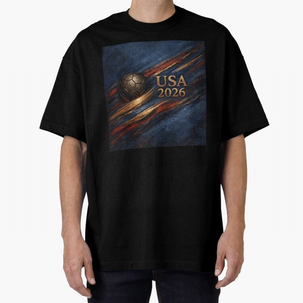 Bronze Inspired USA 2026 Soccer Theme Classic T-Shirt Celebrate Golden Goal Energy in FIFA World Cup 2026 Spirit, Celebrating Netherlands, CR7 and Messi, Football History, Final Match Energy, Crowd Noise and Once in a Lifetime Moments; Ideal for