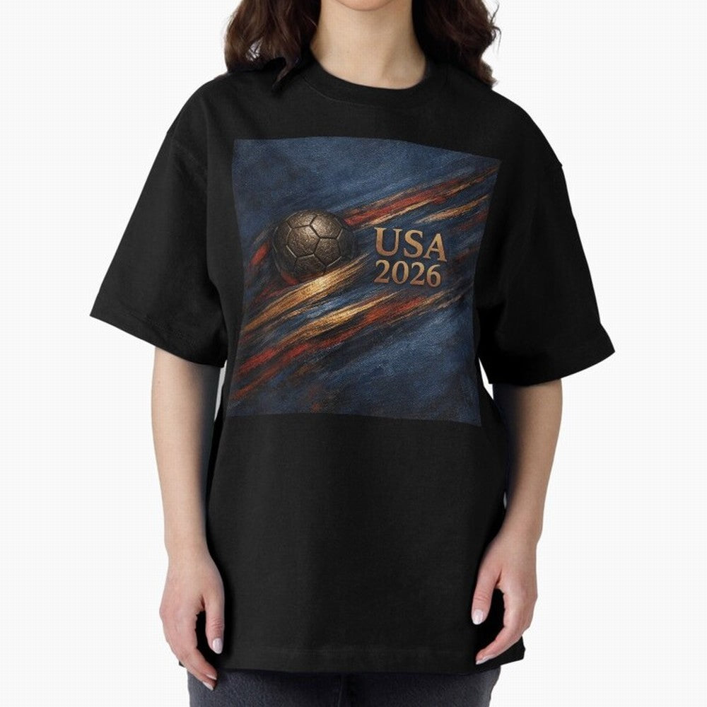 Bronze Inspired USA 2026 Soccer Theme Classic T-Shirt Celebrate Golden Goal Energy in FIFA World Cup 2026 Spirit, Celebrating Netherlands, CR7 and Messi, Football History, Final Match Energy, Crowd Noise and Once in a Lifetime Moments; Ideal for
