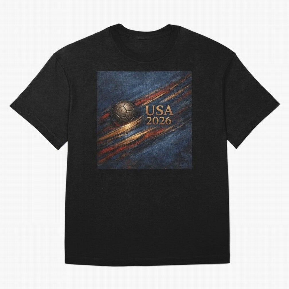 Bronze Inspired USA 2026 Soccer Theme Classic T-Shirt Celebrate Golden Goal Energy in FIFA World Cup 2026 Spirit, Celebrating Netherlands, CR7 and Messi, Football History, Final Match Energy, Crowd Noise and Once in a Lifetime Moments; Ideal for