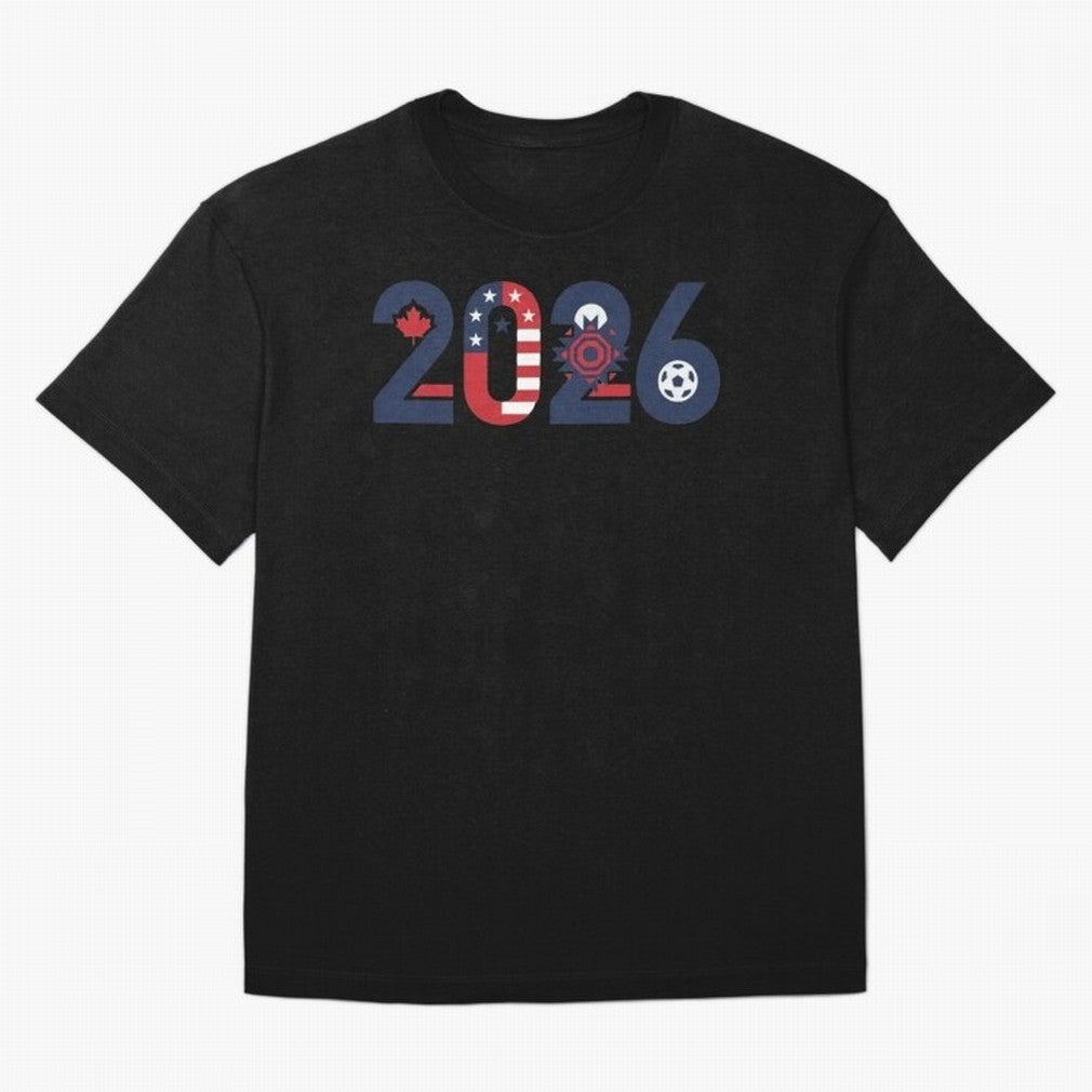 North America Soccer 2026 - Three Nations Fan Art Classic T-Shirt Cheer through Every Moment of the FIFA World Cup 2026 USA Canada Mexico Journey through Messi, Neymar and Mbappe Highlights, Germany Pride, Match Day Excitement, Supporter Culture,