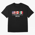Football World Cup 2026 USA Canada Mexico Soccer & Football Fan Classic T-Shirt Relive the Noise and Pride of FIFA World Cup 2026 USA Canada Mexico for Fans of Cristiano Ronaldo and Spain, Bringing Championship Spirit, Famous Goals, Roaring Crowds
