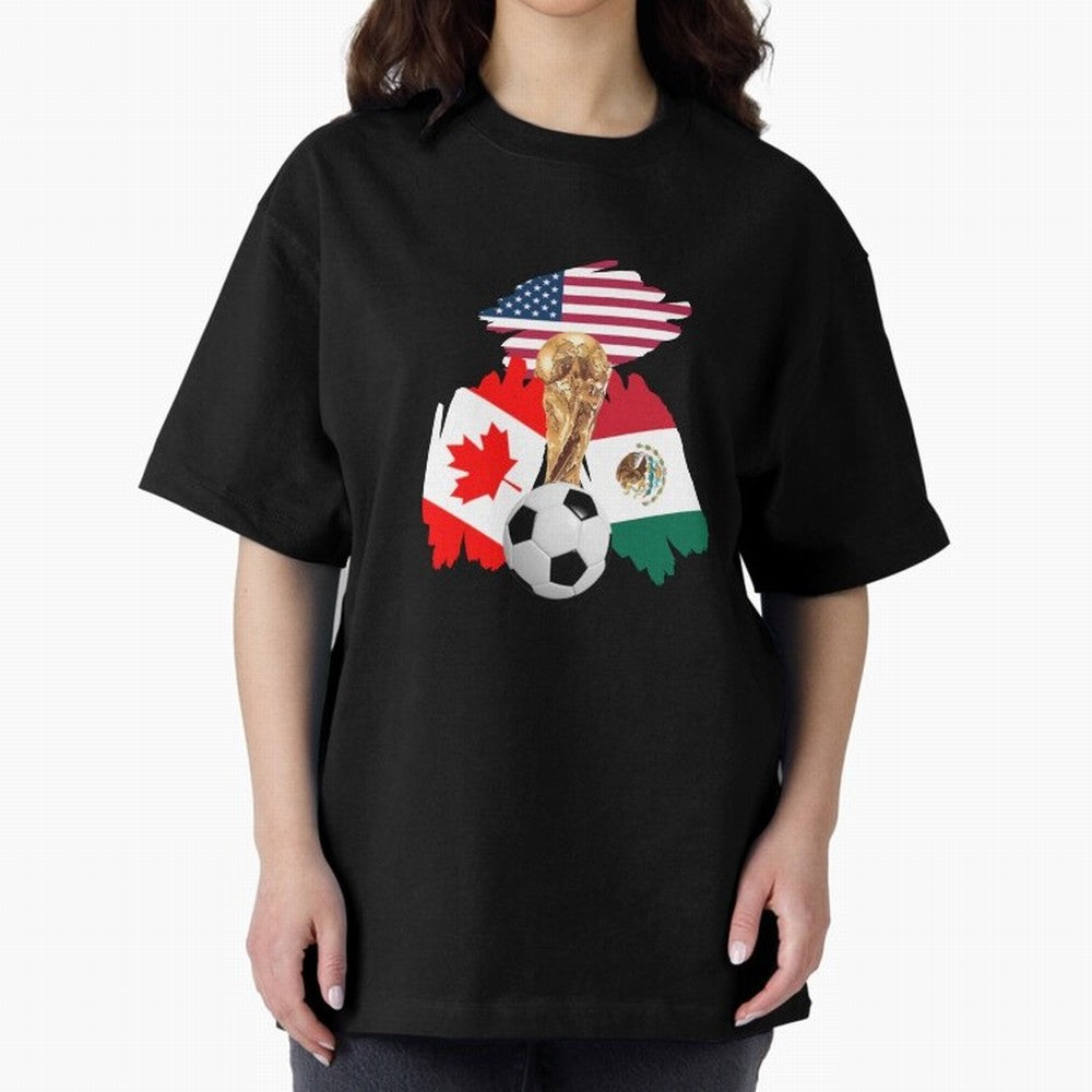 Countries of World Cup Classic T-Shirt Celebrate Fan Favorites in the FIFA World Cup 2026 Group Stage Journey through Mbappe Highlights, France and Portugal Pride, Champion Mindset, Group Stage Buzz, Knockout Tension and Passionate Fan Culture;