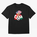 Countries of World Cup Classic T-Shirt Celebrate Fan Favorites in the FIFA World Cup 2026 Group Stage Journey through Mbappe Highlights, France and Portugal Pride, Champion Mindset, Group Stage Buzz, Knockout Tension and Passionate Fan Culture;