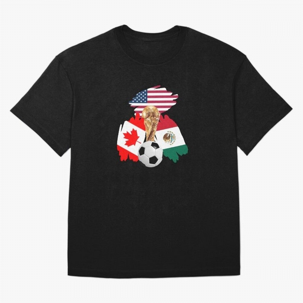 Countries of World Cup Classic T-Shirt Celebrate Fan Favorites in the FIFA World Cup 2026 Group Stage Journey through Mbappe Highlights, France and Portugal Pride, Champion Mindset, Group Stage Buzz, Knockout Tension and Passionate Fan Culture;