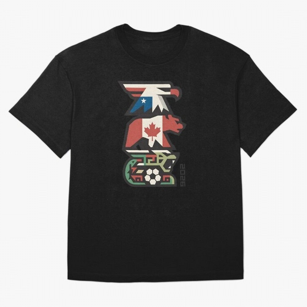 USA Canada Mexico World Cup 2026 Host Nations Classic T-Shirt Celebrate Fan Favorites in Global Football Passion for FIFA World Cup 2026 Group Stage, Capturing Mbappe, Portugal, Spain and Germany, Football Festival Excitement, Trophy Ambitions,