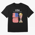 World Cup 2026, IMG 021, USA 002 Classic T-Shirt Treasure FIFA World Cup 2026 for Fans of Neymar, Haaland and Cristiano Ronaldo and Spain and Netherlands, Bringing Championship Spirit, Famous Goals, Roaring Crowds and International Football Unity;