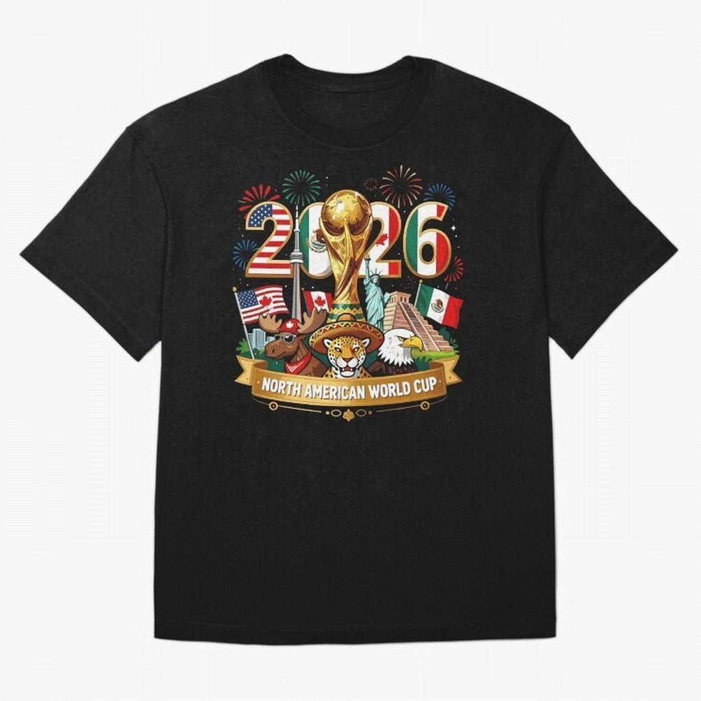 World Cup 2026 North America USA Canada Mexico Soccer Fan Classic T-Shirt Experience the Global Stage of Match Day Hype around FIFA World Cup 2026 USA Canada Mexico, Cristiano Ronaldo, Haaland and CR7, Spain, Global Supporter Spirit, Legendary