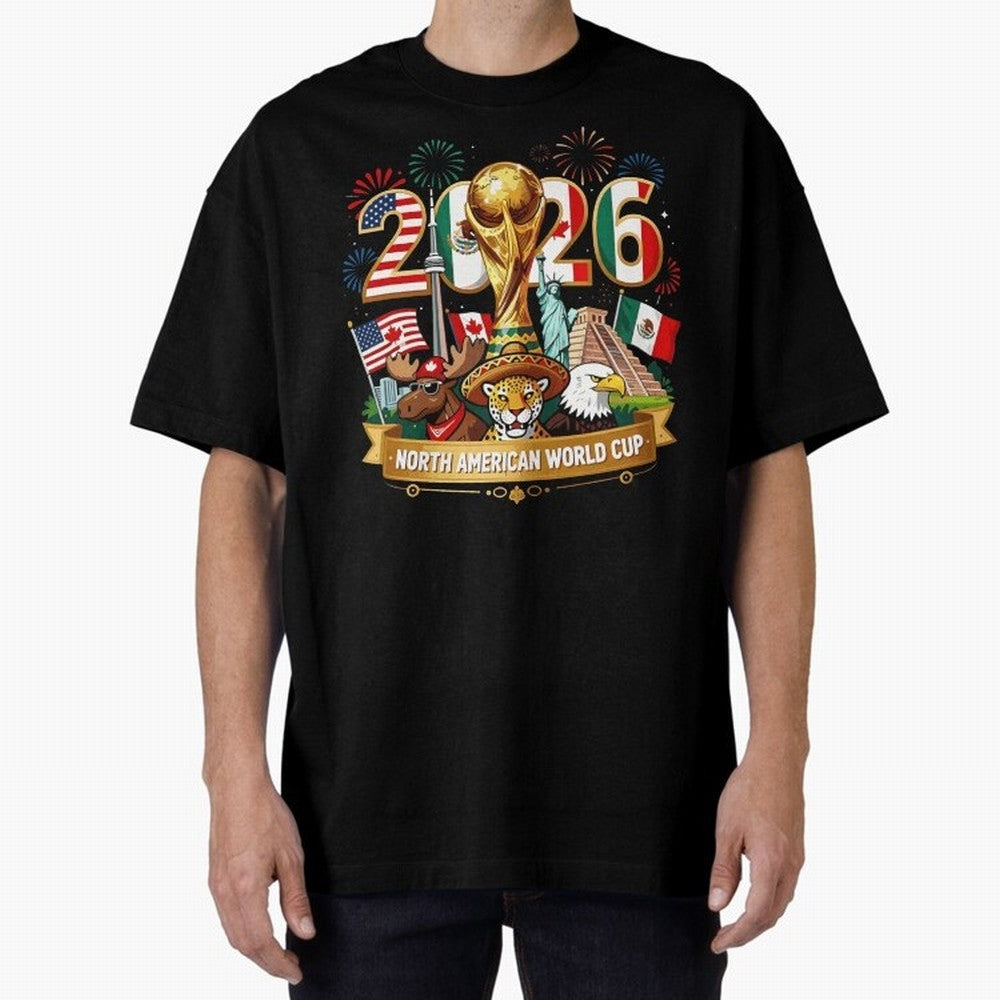 World Cup 2026 North America USA Canada Mexico Soccer Fan Classic T-Shirt Experience the Global Stage of Match Day Hype around FIFA World Cup 2026 USA Canada Mexico, Cristiano Ronaldo, Haaland and CR7, Spain, Global Supporter Spirit, Legendary
