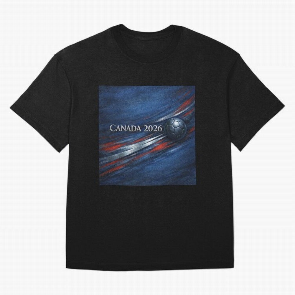 Canada 2026 Soccer Inspired Design Classic T-Shirt Step into Match Day Hype around FIFA World Cup 2026, Messi, CR7 and Mbappe, Spain, Stadium Memories, Football Loyalty, International Chants and Championship Tradition; Ideal for Football Dads,