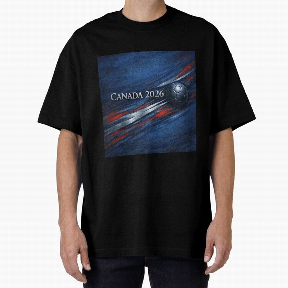 Canada 2026 Soccer Inspired Design Classic T-Shirt Step into Match Day Hype around FIFA World Cup 2026, Messi, CR7 and Mbappe, Spain, Stadium Memories, Football Loyalty, International Chants and Championship Tradition; Ideal for Football Dads,