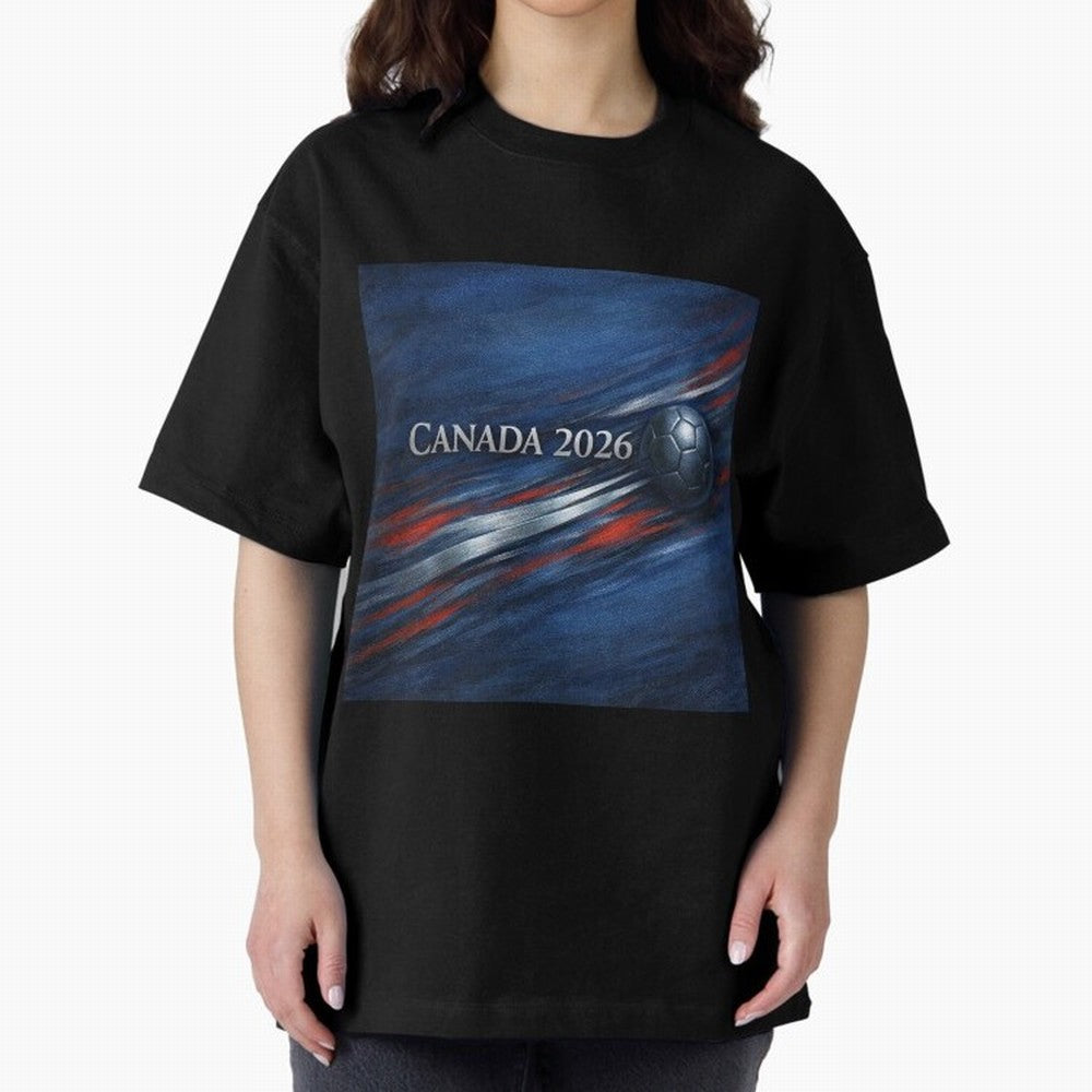 Canada 2026 Soccer Inspired Design Classic T-Shirt Step into Match Day Hype around FIFA World Cup 2026, Messi, CR7 and Mbappe, Spain, Stadium Memories, Football Loyalty, International Chants and Championship Tradition; Ideal for Football Dads,