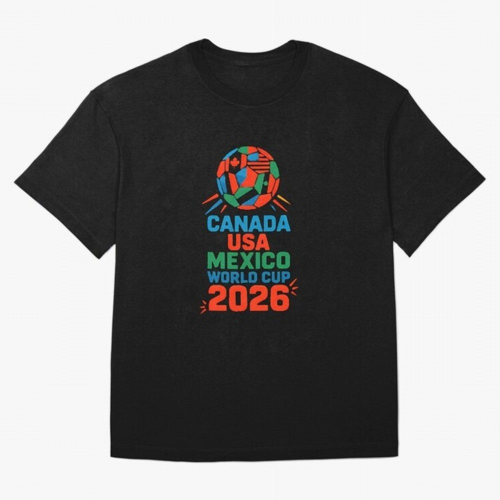 World Cup 2026 USA Canada Mexico ¡ª Retro Soccer Tournament Illustration Classic T-Shirt Cheer for FIFA World Cup 2026 for Fans of Neymar and Netherlands, Bringing Football Passion, Legendary Performances, Festival Vibes and Supporter Community;