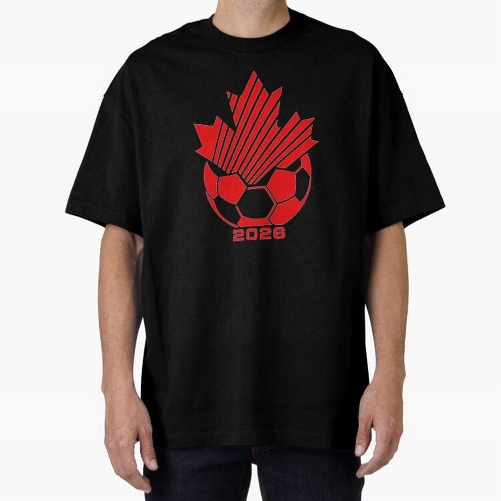 Red Maple Leaf Soccer 2026 Emblem Classic T-Shirt Honor Champions and Dreams in FIFA World Cup 2026 USA Canada Mexico Spirit, Featuring Netherlands, CR7, Global Supporter Spirit, Legendary Goals, National Colors and Tournament Celebration; Great