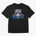 Road to 2026 ¨C The World Plays as One Classic T-Shirt Show Match Day Excitement for FIFA World Cup 2026 Group Stage Built around Messi, CR7 and Mbappe, Argentina Energy, Soccer Culture, Superstar Moments, National Team Dreams and Competitive Fire;