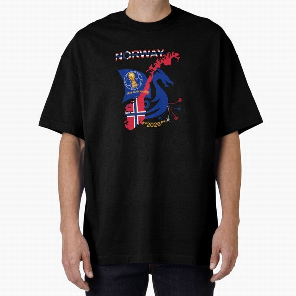 Norway 2026 Classic T-Shirt Make Every Match About Global Football Passion for FIFA World Cup 2026, Driven by Haaland and Mbappe, Netherlands, Vintage Soccer Flavor, Modern Football Stars, National Flags and Final Night Emotion; Ideal for Fans Who