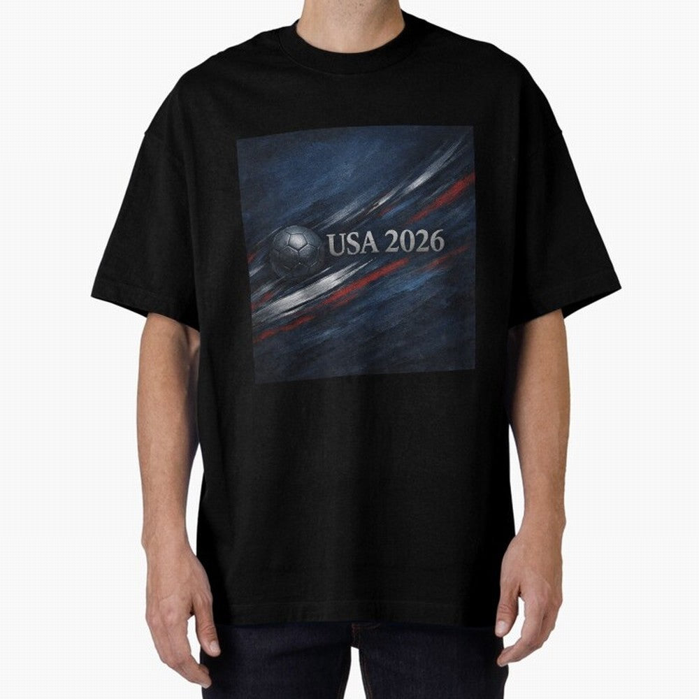 USA 2026 Soccer Emblem Inspired Classic T-Shirt Remember Iconic Moments from the FIFA World Cup 2026 Group Stage Journey through Neymar Highlights, Argentina and Brazil Pride, Stadium Memories, Football Loyalty, International Chants and
