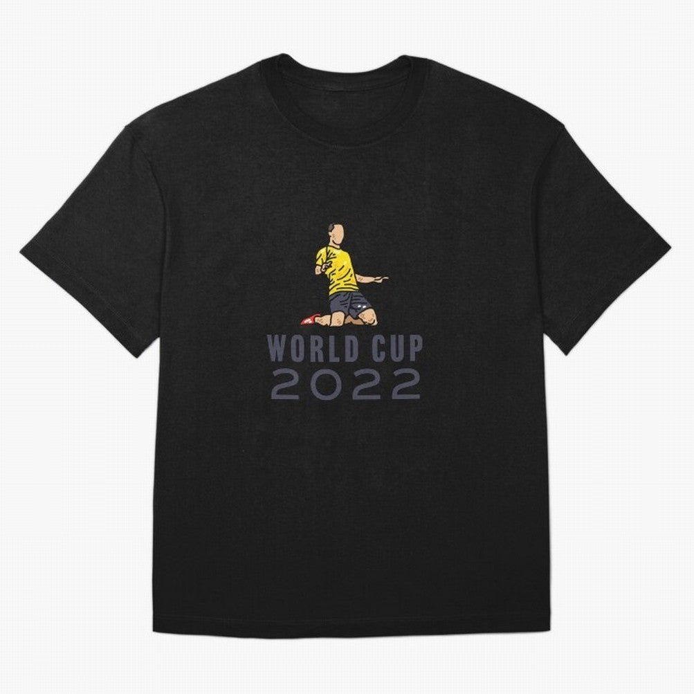 World Cup 2022 Classic T-Shirt Bring a Vintage Feel to Global Football Passion for FIFA World Cup 2026, Filled with Neymar, Haaland and Cristiano Ronaldo, Argentina, Championship Spirit, Famous Goals, Roaring Crowds and International Football