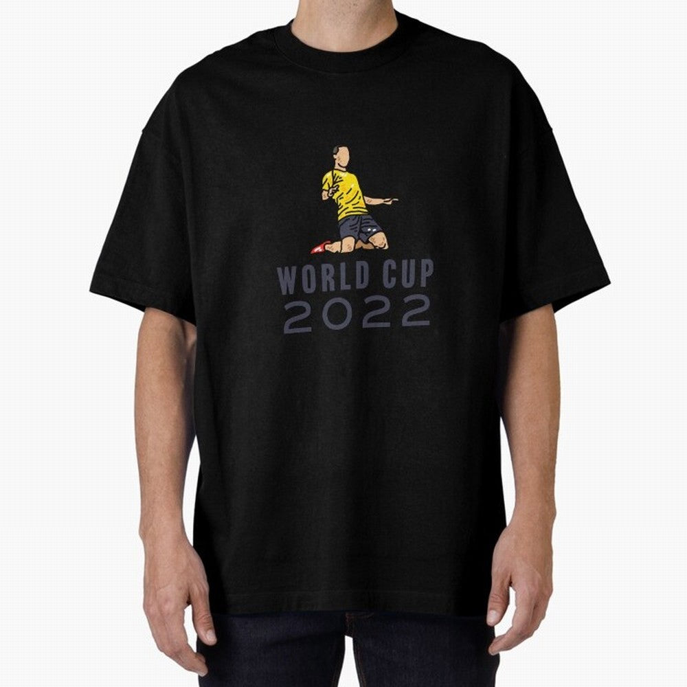 World Cup 2022 Classic T-Shirt Bring a Vintage Feel to Global Football Passion for FIFA World Cup 2026, Filled with Neymar, Haaland and Cristiano Ronaldo, Argentina, Championship Spirit, Famous Goals, Roaring Crowds and International Football