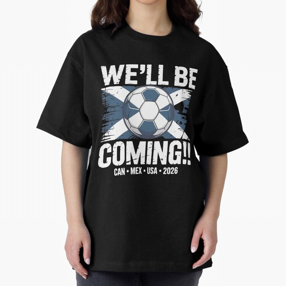 Scotland 2026 Football Qualification National Pride Classic T-Shirt Join the Countdown to Global Football Passion for FIFA World Cup 2026 Group Stage, Connected to Haaland, Argentina and Brazil, Football History, Final Match Energy, Crowd Noise and