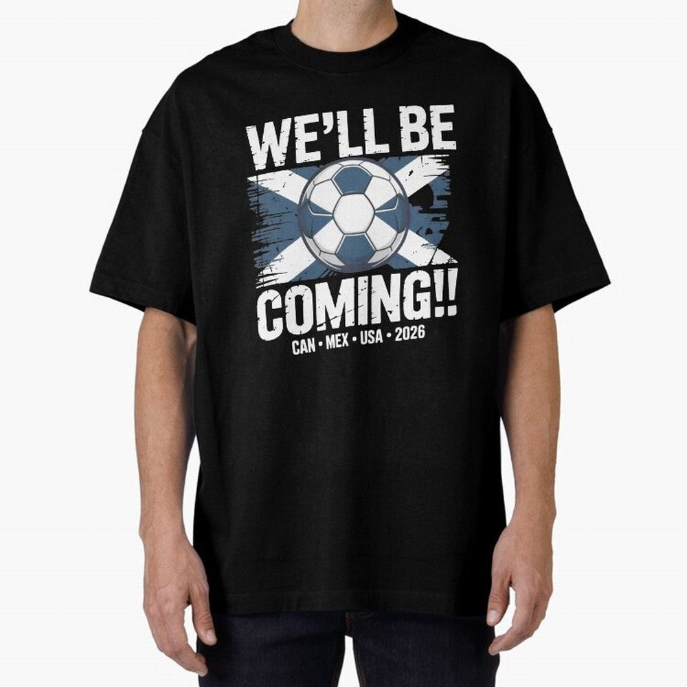 Scotland 2026 Football Qualification National Pride Classic T-Shirt Join the Countdown to Global Football Passion for FIFA World Cup 2026 Group Stage, Connected to Haaland, Argentina and Brazil, Football History, Final Match Energy, Crowd Noise and