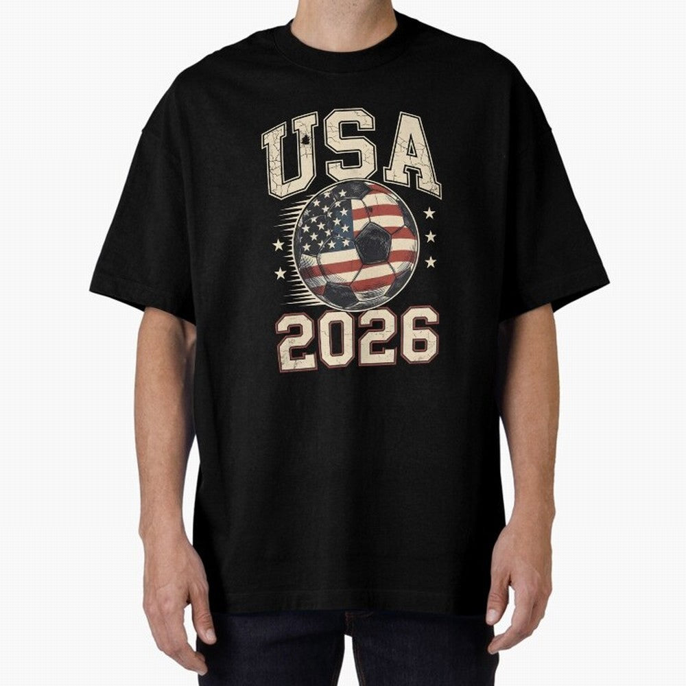 USA 2026 World Cup Soccer Classic T-Shirt Bring World Football Passion into FIFA World Cup 2026 Filled with Neymar, Spain and Netherlands Energy, Tournament Hype, Historic Matchups, Family Viewing Parties and Global Sports Pride; Great for Watch