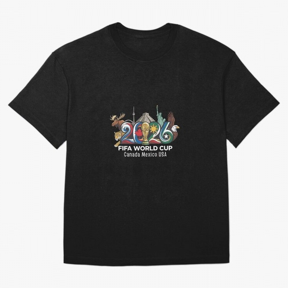 Skyline Landmarks 2026 World Cup Classic T-Shirt Treasure Global Football Passion for FIFA World Cup 2026 USA Canada Mexico, Highlighting Cristiano Ronaldo, Netherlands, Soccer Culture, Superstar Moments, National Team Dreams and Competitive Fire;