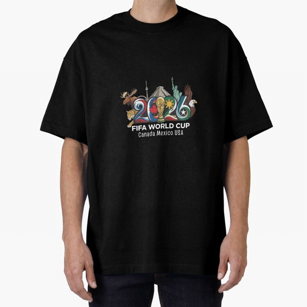 Skyline Landmarks 2026 World Cup Classic T-Shirt Treasure Global Football Passion for FIFA World Cup 2026 USA Canada Mexico, Highlighting Cristiano Ronaldo, Netherlands, Soccer Culture, Superstar Moments, National Team Dreams and Competitive Fire;