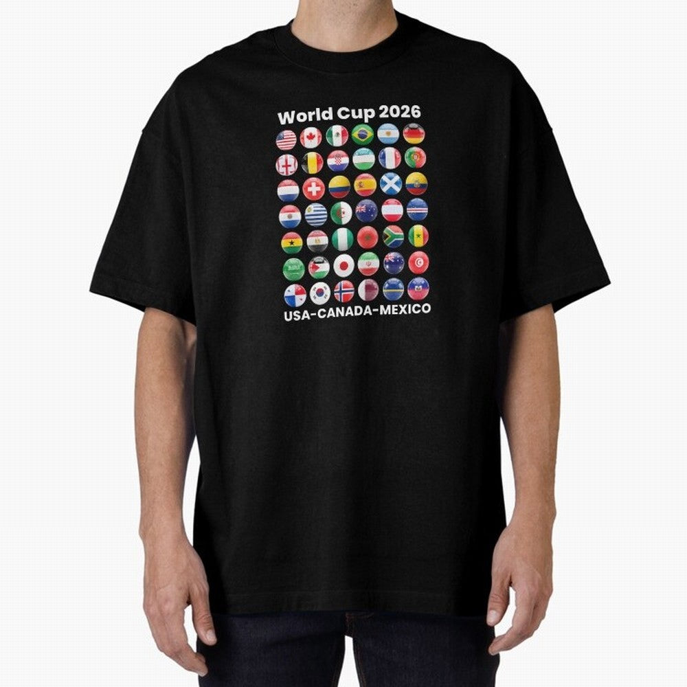 Soccer World Cup 2026 all Country Ball Football Fan Game Day Youth Sports Apparel For Men Women Kids Clothing Classic T-Shirt Show Your Love for the FIFA World Cup 2026 Journey through Cristiano Ronaldo, Haaland and CR7 Highlights, England and