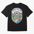 World Cup 2026 North America Soccer Tournament Colorful Emblem Classic T-Shirt Fuel Your Fan Pride for Global Football Passion for FIFA World Cup 2026, with Messi and Cristiano Ronaldo, England and Germany, Supporter Pride, Iconic Celebrations,