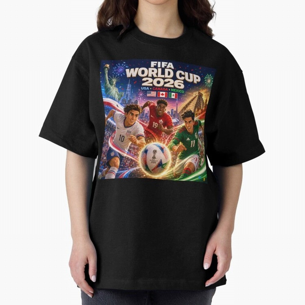 Football Glory 2026 #football 2026 Classic T-Shirt Bring a Champion Mindset to Global Football Passion for FIFA World Cup 2026 USA Canada Mexico, Inspired by CR7, England and Germany, Championship Spirit, Famous Goals, Roaring Crowds and