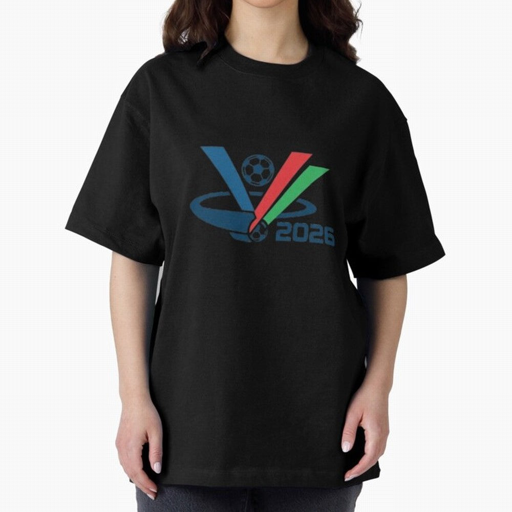 Minimalist FIFA 2026 V-Logo Design Classic T-Shirt Make the Season About Match Day Hype around FIFA World Cup 2026 USA Canada Mexico, Haaland and Mbappe, England, Retro Football Energy, Iconic Rivalries, Trophy Chase Drama and Stadium Atmosphere;