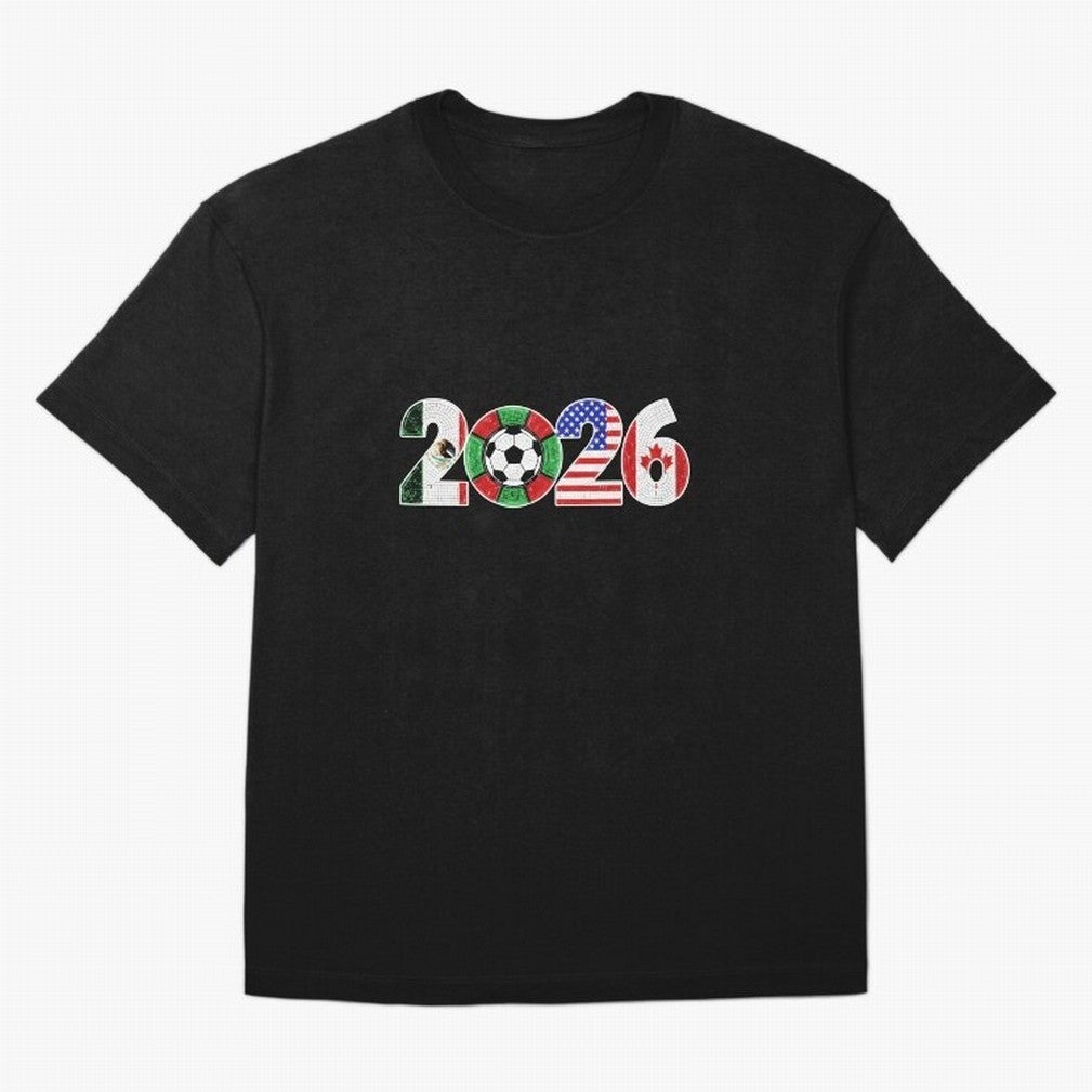 North American Soccer Spirit Team 2026 T-Shirt_82770209 Classic T-Shirt Honor the Football Icons of FIFA World Cup 2026 for Fans of Mbappe and France, Bringing Match Day Excitement, Supporter Culture, Golden Goals and Global Football Passion; Ideal