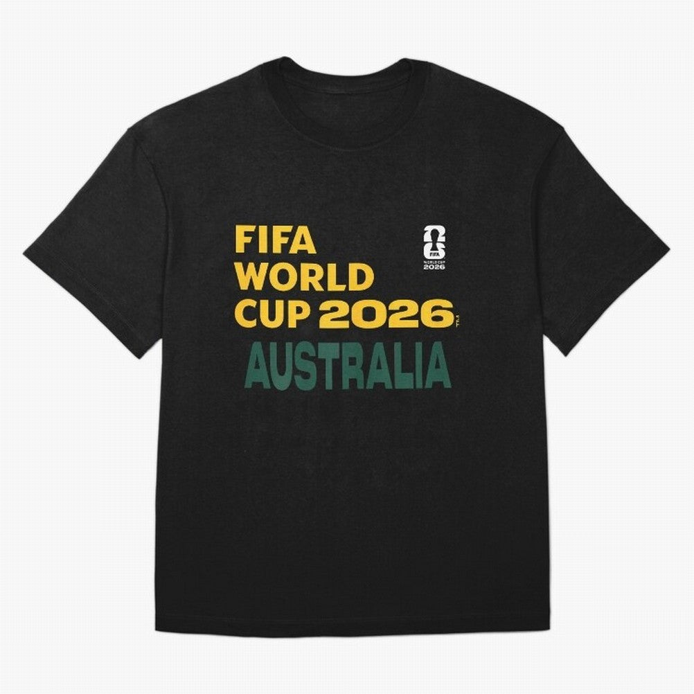World Cup26 Australia Block Letters Classic T-Shirt Support the FIFA World Cup 2026 Group Stage Journey through CR7 Highlights, England and Germany Pride, Retro Football Energy, Iconic Rivalries, Trophy Chase Drama and Stadium Atmosphere; Perfect