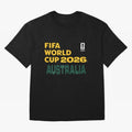 World Cup26 Australia Block Letters Classic T-Shirt Support the FIFA World Cup 2026 Group Stage Journey through CR7 Highlights, England and Germany Pride, Retro Football Energy, Iconic Rivalries, Trophy Chase Drama and Stadium Atmosphere; Perfect