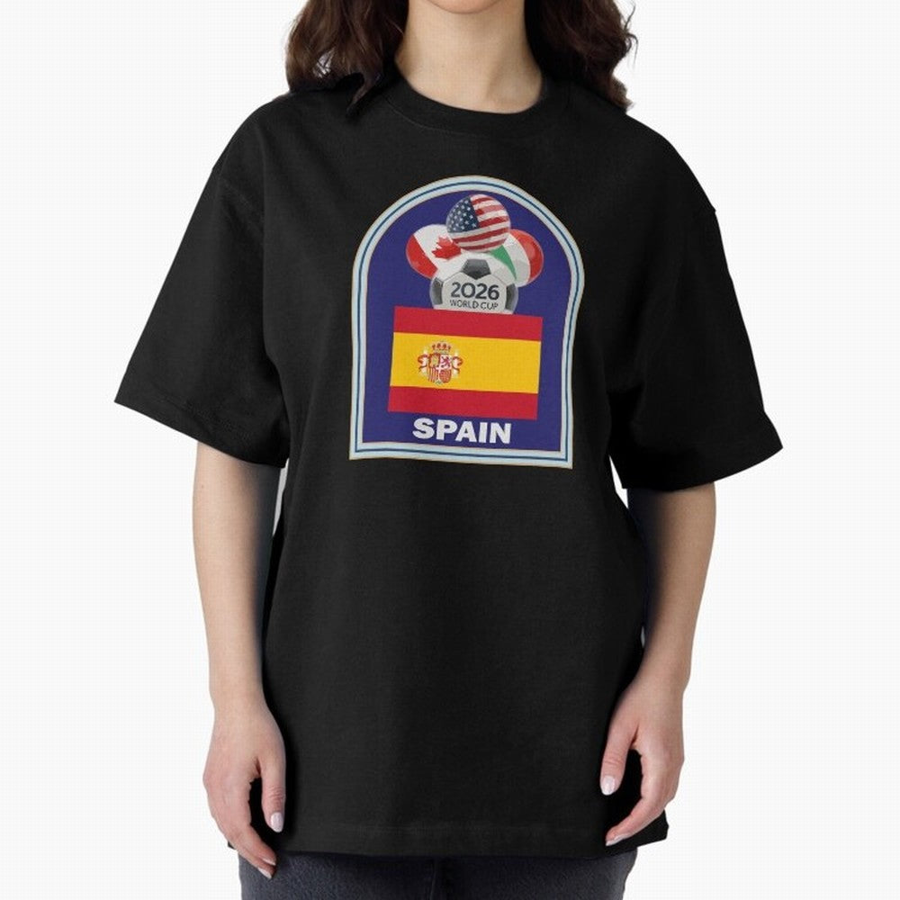 Spain 2026 Soccer T-shirt Classic T-Shirt Upgrade Match Day Hype around FIFA World Cup 2026 Group Stage, Haaland, England, Retro Football Energy, Iconic Rivalries, Trophy Chase Drama and Stadium Atmosphere; Built for Supporters Chasing Trophy
