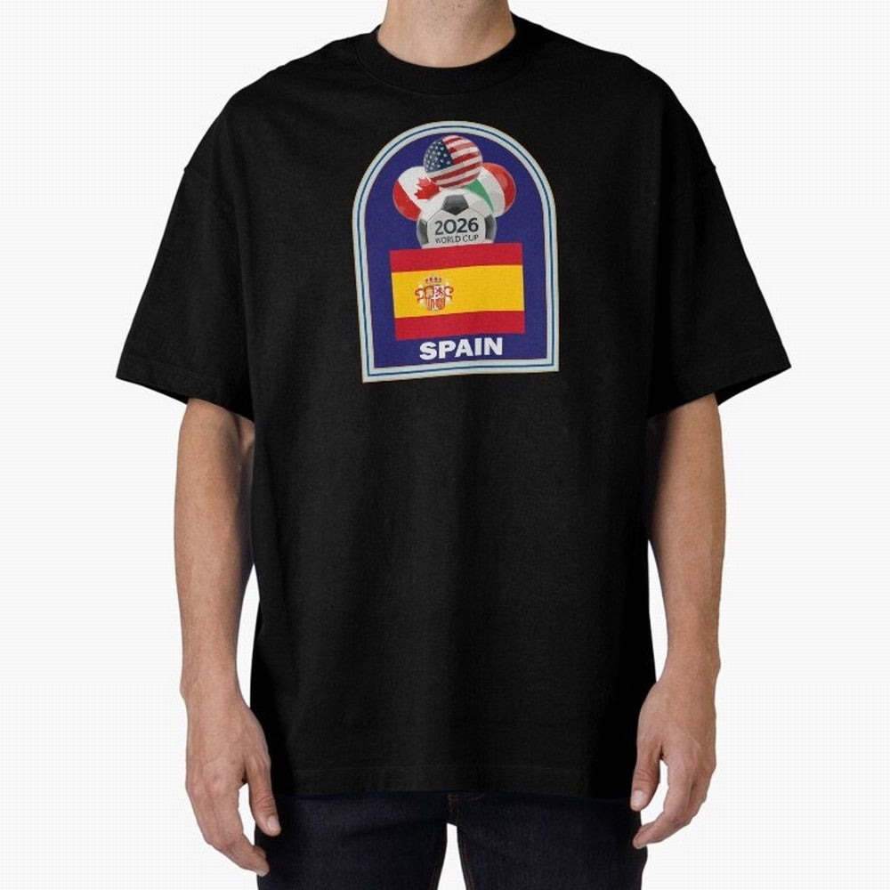 Spain 2026 Soccer T-shirt Classic T-Shirt Upgrade Match Day Hype around FIFA World Cup 2026 Group Stage, Haaland, England, Retro Football Energy, Iconic Rivalries, Trophy Chase Drama and Stadium Atmosphere; Built for Supporters Chasing Trophy