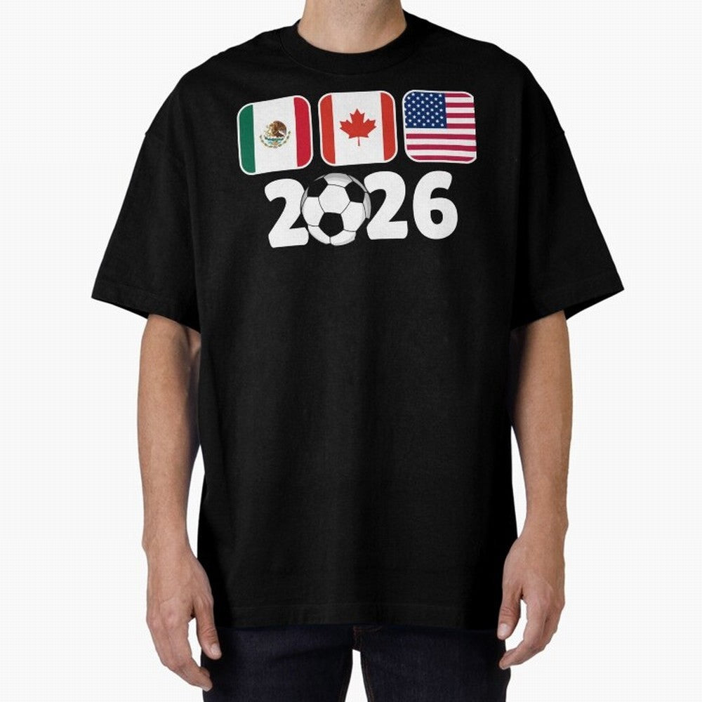 2026 World Cup North America Emblem Retro Classic T-Shirt Cheer through Every Moment of FIFA World Cup 2026 Group Stage Spirit, Featuring Netherlands, Messi, CR7 and Mbappe, Championship Spirit, Famous Goals, Roaring Crowds and International