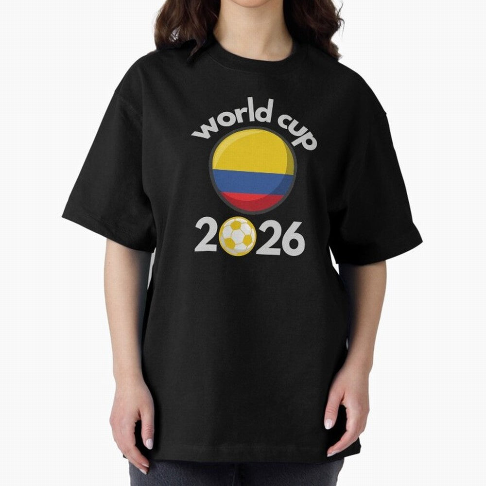 Columbia Flag World Cup 2026 Soccer Design ¨C Columbian Football Futbol Classic T-Shirt Mark Match Day Hype around FIFA World Cup 2026 USA Canada Mexico, Messi, Argentina and Brazil, Football Passion, Legendary Performances, Festival Vibes and
