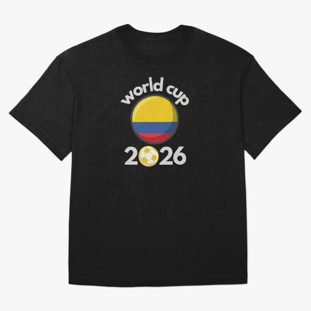 Columbia Flag World Cup 2026 Soccer Design ¨C Columbian Football Futbol Classic T-Shirt Mark Match Day Hype around FIFA World Cup 2026 USA Canada Mexico, Messi, Argentina and Brazil, Football Passion, Legendary Performances, Festival Vibes and