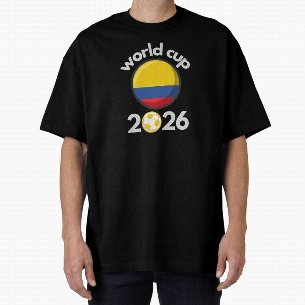 Columbia Flag World Cup 2026 Soccer Design ¨C Columbian Football Futbol Classic T-Shirt Mark Match Day Hype around FIFA World Cup 2026 USA Canada Mexico, Messi, Argentina and Brazil, Football Passion, Legendary Performances, Festival Vibes and