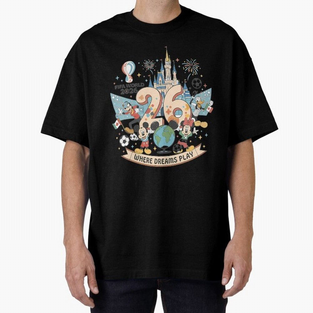Dreamland Football 2026 Classic T-Shirt Wear the Spirit of the FIFA World Cup 2026 USA Canada Mexico Journey through Cristiano Ronaldo, Haaland and CR7 Highlights, Germany Pride, Sports Nostalgia, International Competition, Famous Players and